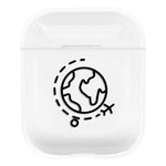 Stick Figure Mapping Transparent Protective Case For AirPods 1 / 2