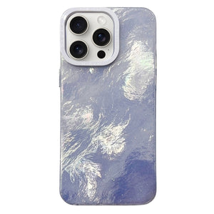 For iPhone 15 Pro Max Tinfoil Texture Colorful Lens Frame IMD Acrylic Phone Case