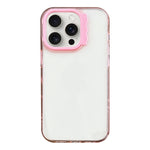 For iPhone 15 Pro Colorful Wavy Circle PC Hybrid TPU Phone Case