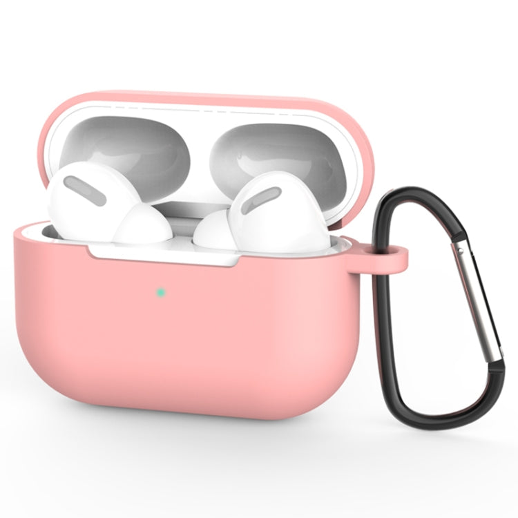 Silicone Protective Case Cover with Carabiner For AirPods Pro