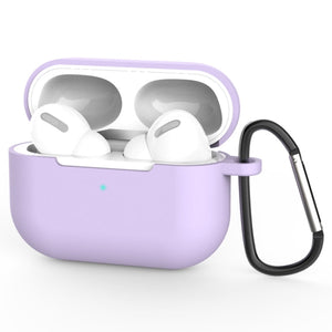 Silicone Protective Case Cover with Carabiner For AirPods Pro